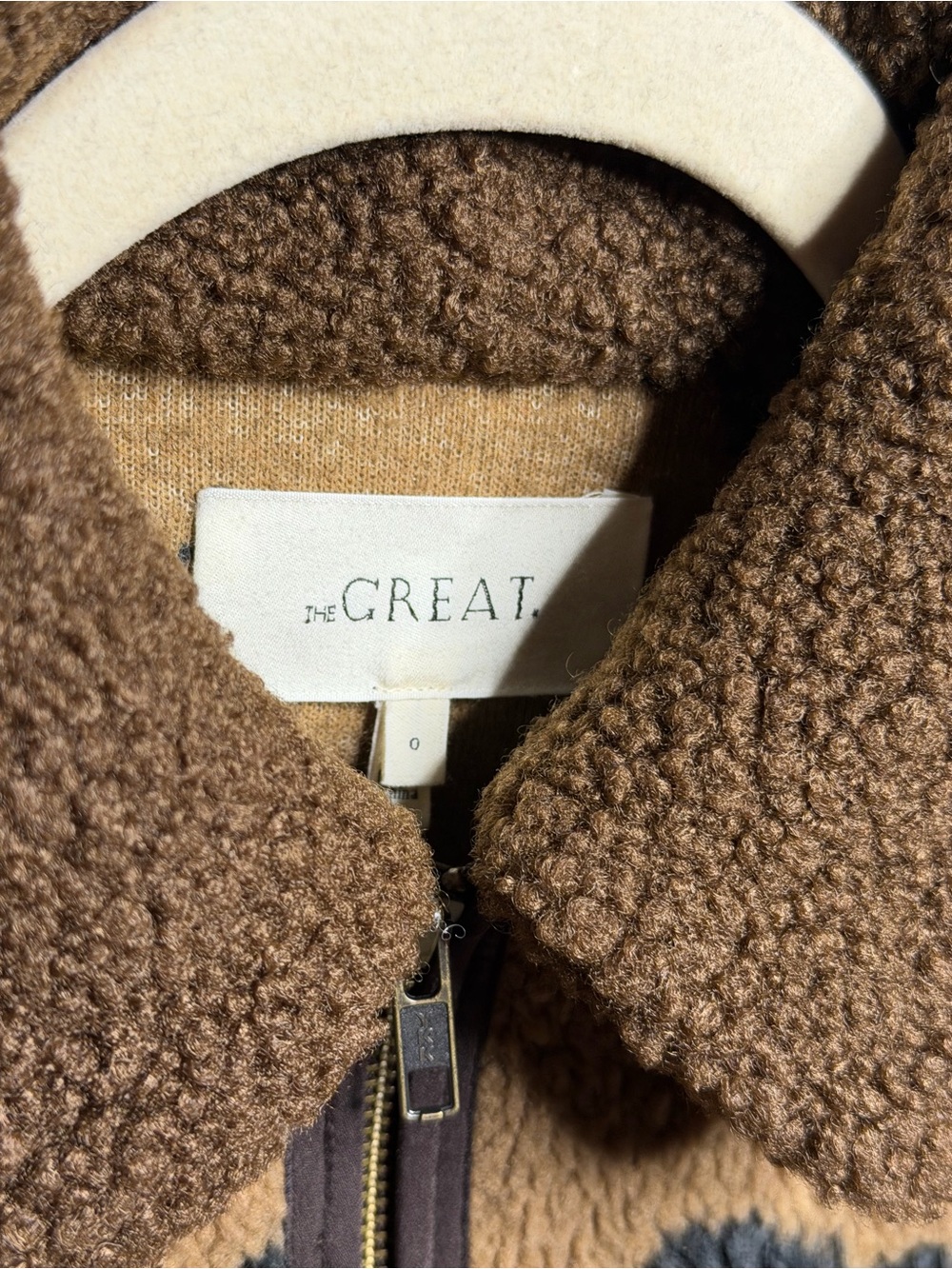 THE GREAT. Pasture Jacket Hickory Brown - Picture 8 of 8